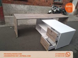 ESCRITORIOS EN L MADECOR